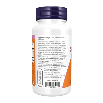 Alpha Lipoic Acid 600 mg Veg Capsules 60 capsules